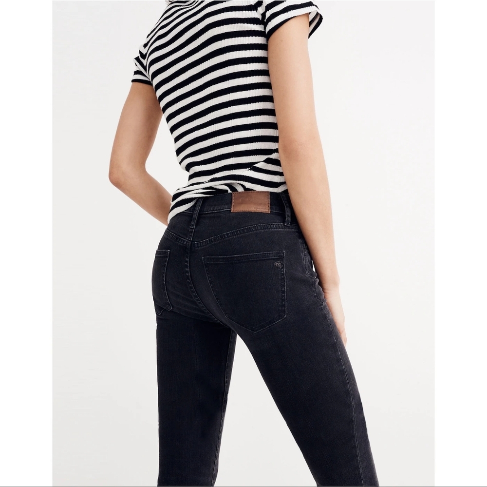 Madewell 9" High Rise Black Skinny Jeans Lunar In 27 - Picture 4 of 11